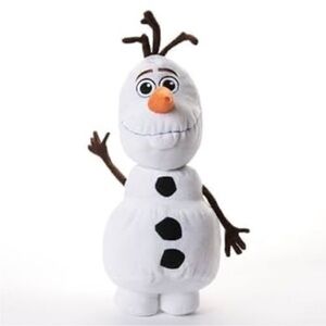 Disney Olaf From Frozen White Orange Snowman Plush Winter Christmas Gift Cute